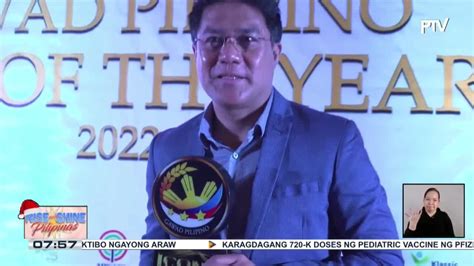 aljo bendijo|Aljo Bendijo, kinilala bilang Outstanding Male News Presenter.